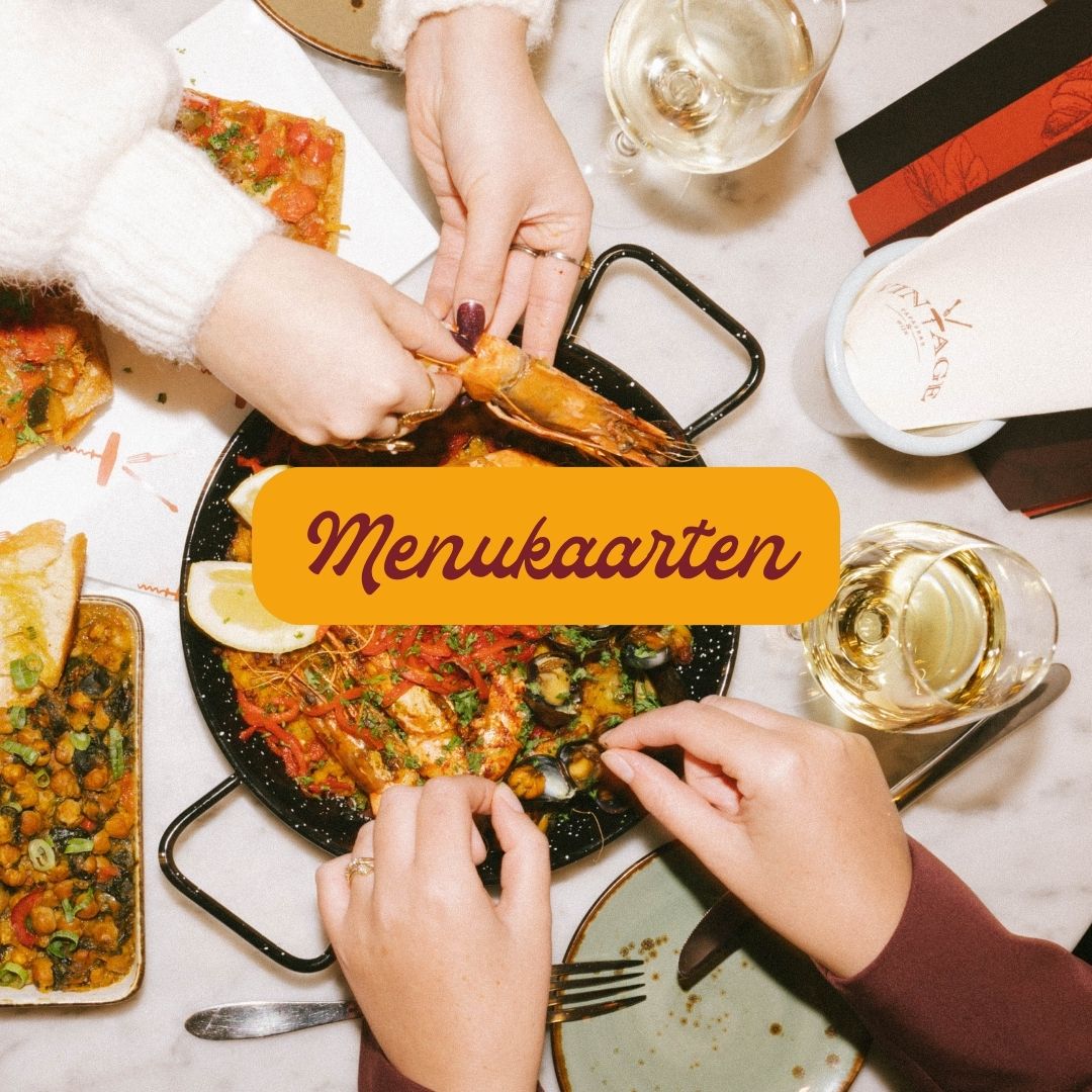 Vintage menukaart (1) Vintage menukaart